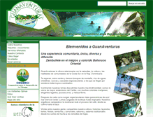 Tablet Screenshot of guanaventuras.com